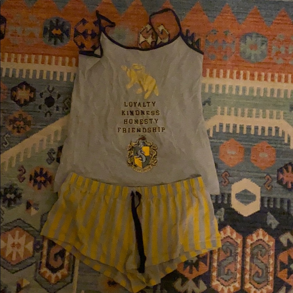 Harry Potter Hufflepuff pajama set